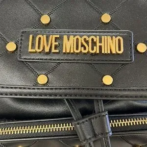 Love Moschino Black Cinch studded backpack Love Moschino | Bags | Love Moschino Black Cinch Studded  main image 4